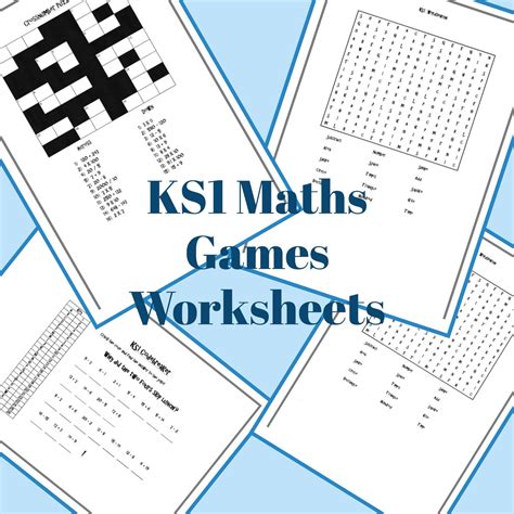 8 Printable Maths Games And Worksheets For Ks1 Students