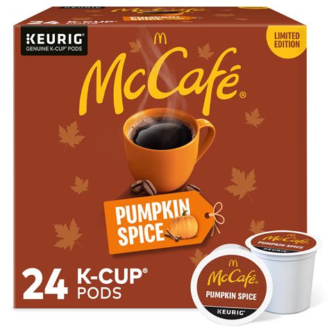 Mccafe Pumpkin Spice Single Serve Coffee Keurig K Cup Pods Flavored