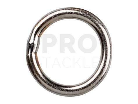 Gamakatsu Split Rings Hyper Solid Ring Stainless Nickel Snaps