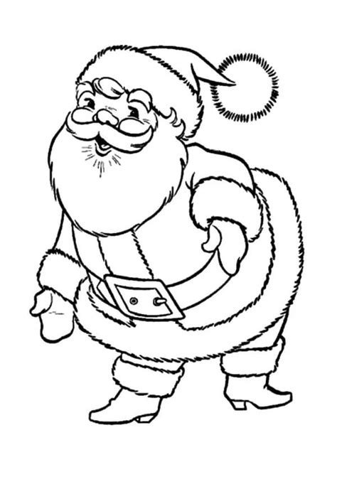 Aprender Acerca 93 Imagen Dibujos De Santa Claus Para Colorear E
