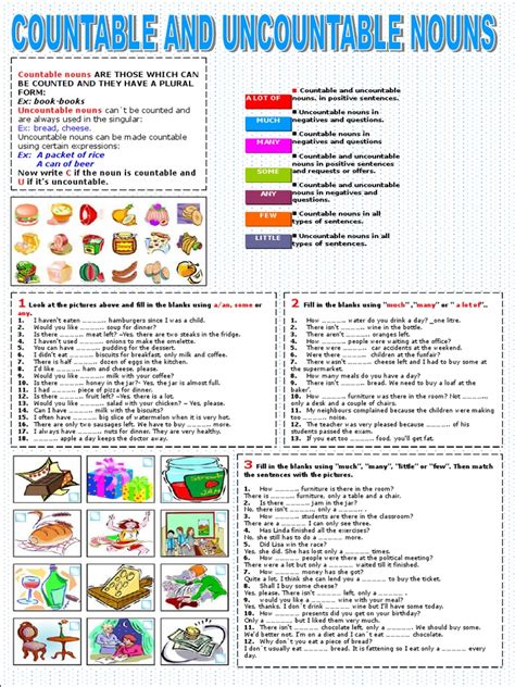 Lesson Plan Countable And Uncountable Nouns Riset