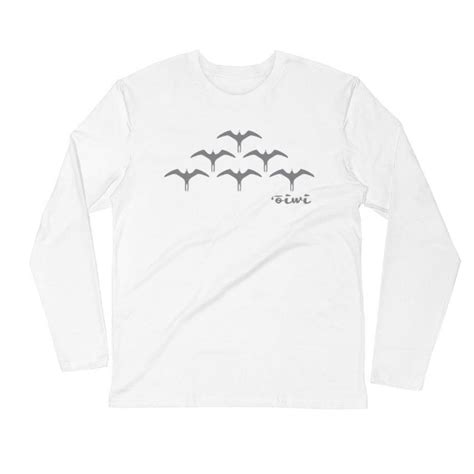 Iwa Birds Long Sleeve T Shirt ‘Ōiwi