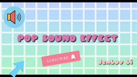 Pop Up Sound Effect Youtubers Use Free Download Jenluv Li 01
