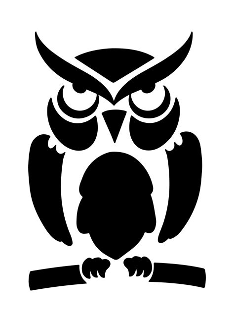 7 Best Printable Owl Pumpkin Carving Stencils