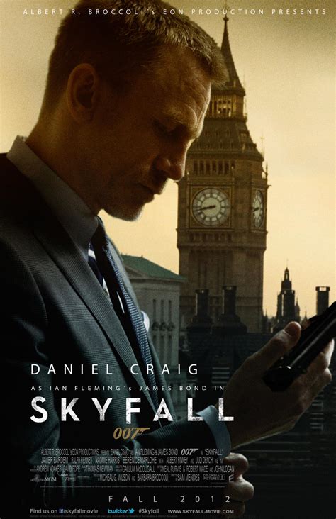 Skyfall Theatrical Poster By Danielcraig1 On Deviantart