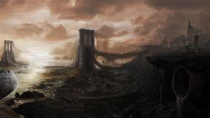 Apocalypse Apocalyptic Background Brooklyn Iphone Bridge Vector