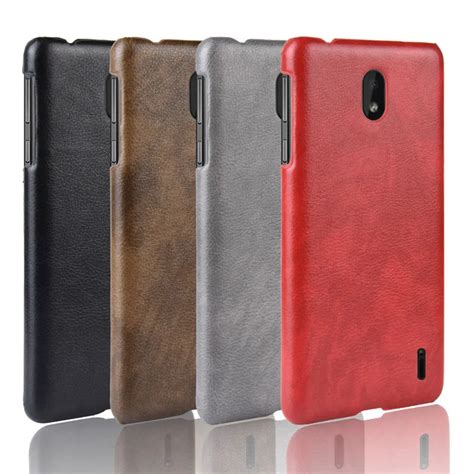 For Nokia 1 Plus Shockproof Luxury Pu Leather Hard Back Cover Case For