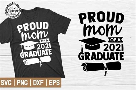 Proud Mom of a 2021 Graduate SVG (844756) | SVGs | Design Bundles in