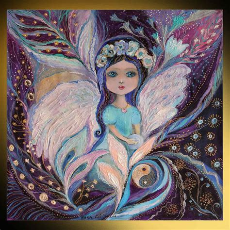 Yin Original Fantasy Fairy Art Painting Elena Kotliarker Art