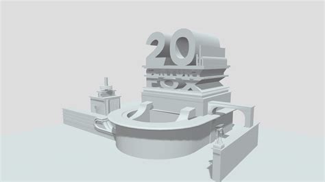 20th Century Fox Template 2 Download Free 3d Model By