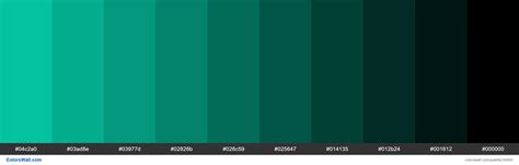 25 Shades Of Aquamarine Color Names Hex Rgb Cmyk Code