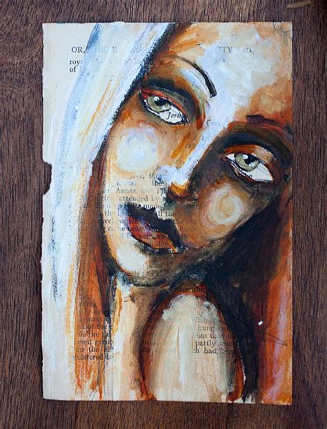 Original Mixed Media Portrait 2 By Jillyvaniperen On Etsy 4000