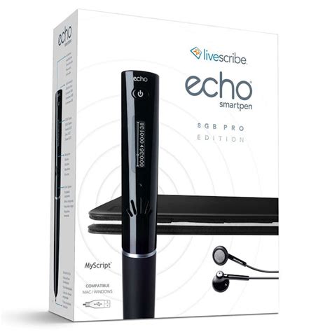 Livescribe Apx 00018 8gb Echo Smartpen Pro Edition