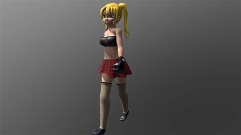 Anime School Girl 3d Model By Floractis 93a0730 Sketchfab