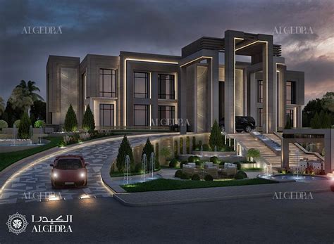 Luxury Modern Villa Design In Dubai Algedra Design Archinect