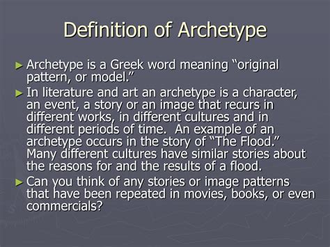 Ppt Archetypes Powerpoint Presentation Free Download Id54616