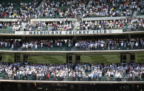 A View Of The Crowd At The Mcg