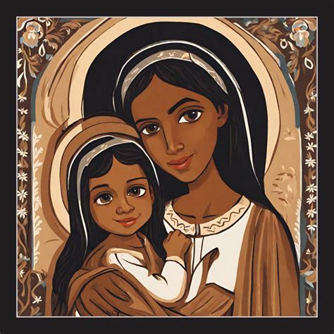 Saint Anne Child Maryam Icon Png 