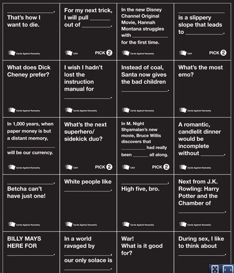 Cards Against Humanity Printables Printable Word Searches