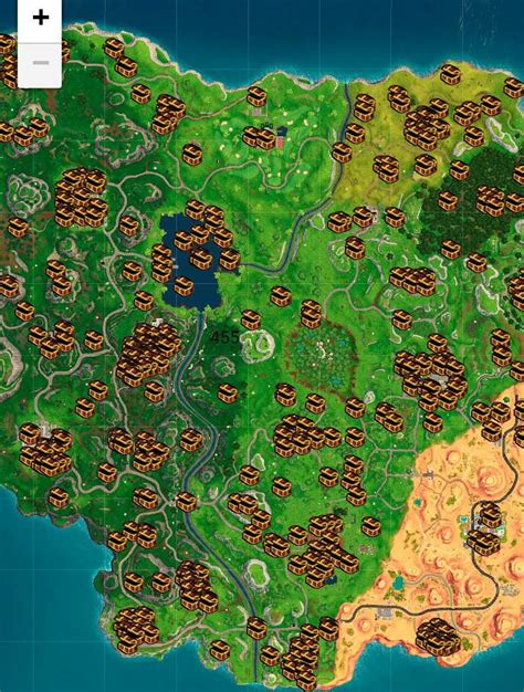 All Chests On Map Hope This Helped You Fortnite Battle Royale