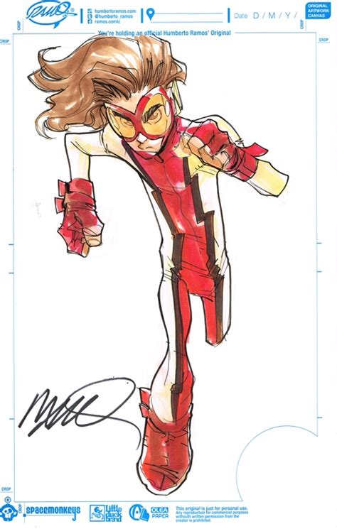 Impulse By Humberto Ramos In Ian Woods Convention Pieces Comic Art