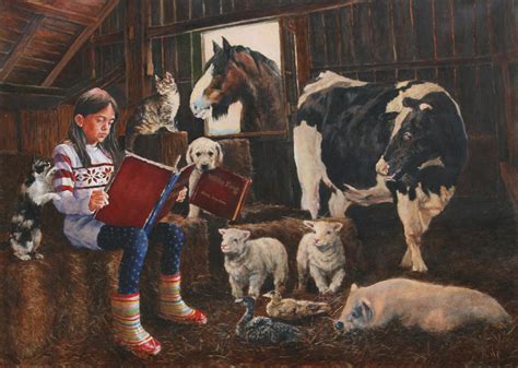 Bedtime Story Painting By David Mcewen