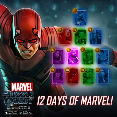 12 Days Of Marvel With The Defenders Marvel Puzzle Quest
