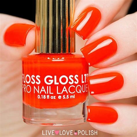 floss gloss fastlane a hot red nail polish nail polish nails chic nails