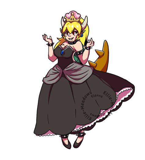 Bowsette Fanart By Ellie Meadows On Deviantart