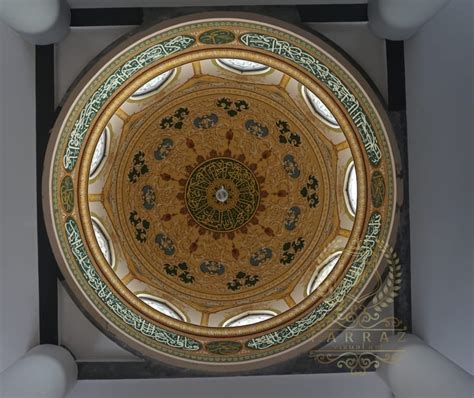 Keindahan Ornament Kubah Dalam Masjid Farraz Art