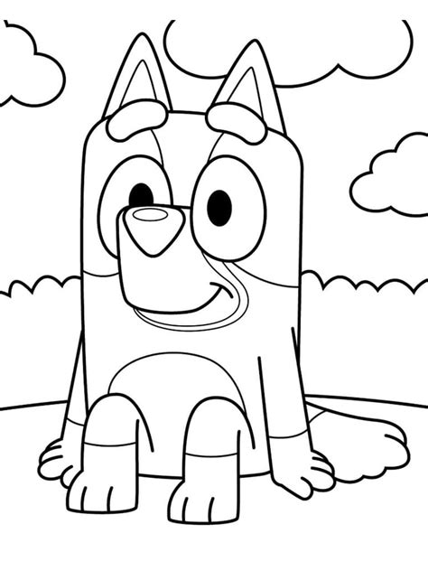 Bluey Mum Coloring Page Download Print Or Color Online For Free