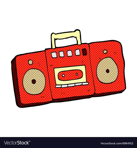 retro radio cartoon