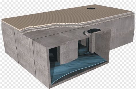 Tanque de almacenamiento de agua de concreto de aguas pluviales prefabricadas agua ángulo