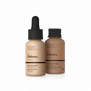 The Ordinary Colours Coverage Foundation And Serum Foundation Colour