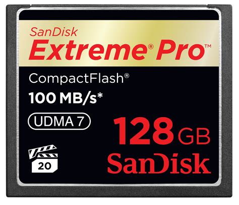 Sandisk Extreme Pro Compact Flash 128gb Η πιο γρήγορη Cf κάρτα στον