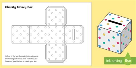Storytime standouts offers free writing paper for. Money Box Cube Activity (teacher made)