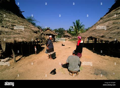 Laos Luang Nam Tha Province Muang Sing Lakham Village Akha Ethnic