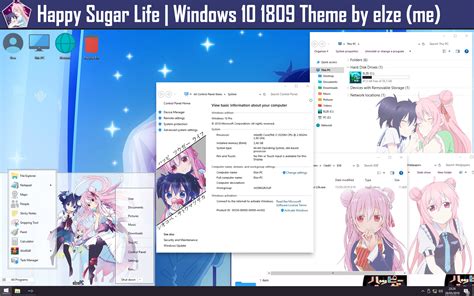 Windows 10 Anime Theme Happy Sugar Life By Elze By Elzepc On Deviantart