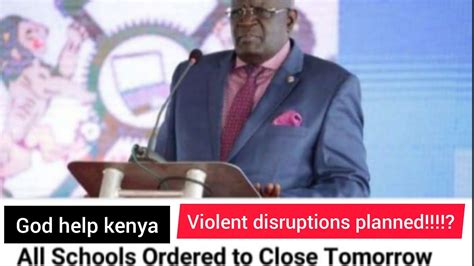 Kenya Prophecy Violent Disruptions Will Not Work Apostle Fred Youtube