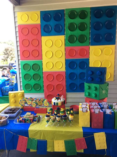 Lego Birthday Party Lego Birthday Lego Party Decorations Lego