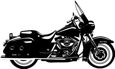 Harley Davidson Motorcycle Vector At Getdrawings Free Download