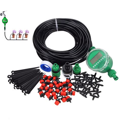 25m Diy Micro Drip Irrigation System Plant Automatic Watering Garden