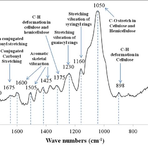 Ft Ir Spectra Of Untreated Bamboo P Pubescens Download Scientific