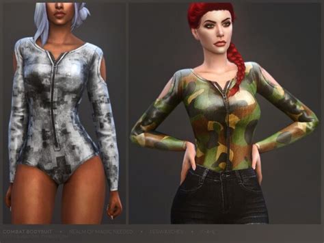Combat Bodysuit By Sugar Owl At Tsr Sims 4 Updates