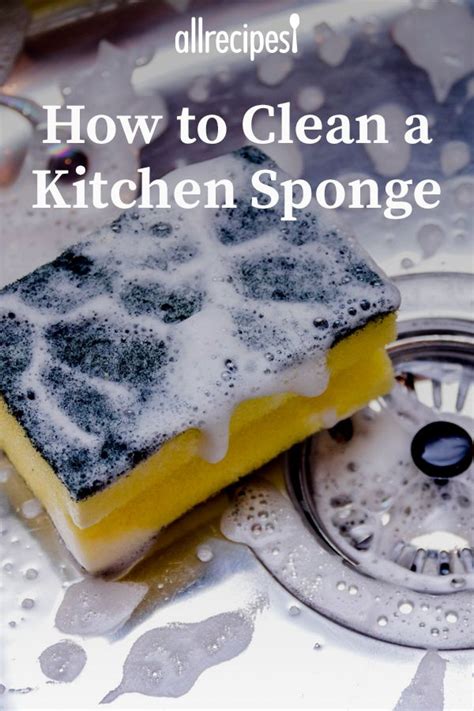 How To Properly Clean A Kitchen Sponge In 2020 Kitchen Sponge Cleaning Dishes Cleaning