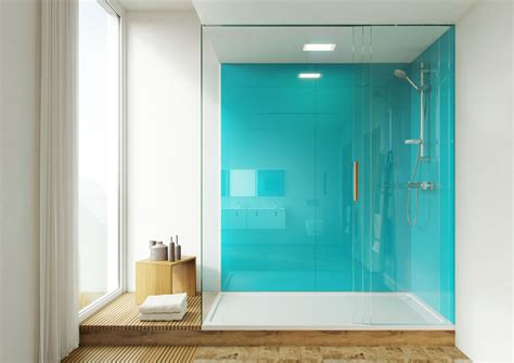 beautifying your home with glass shower wall panels home wall ideas