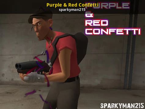 Purple And Red Confetti Team Fortress 2 Mods