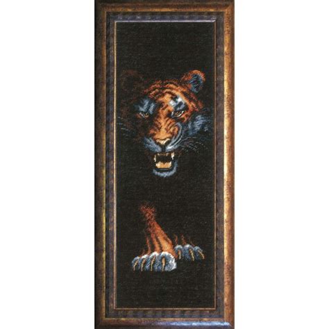 Tiger Cross Stitch Kit With Color Symbolic Scheme EBay
