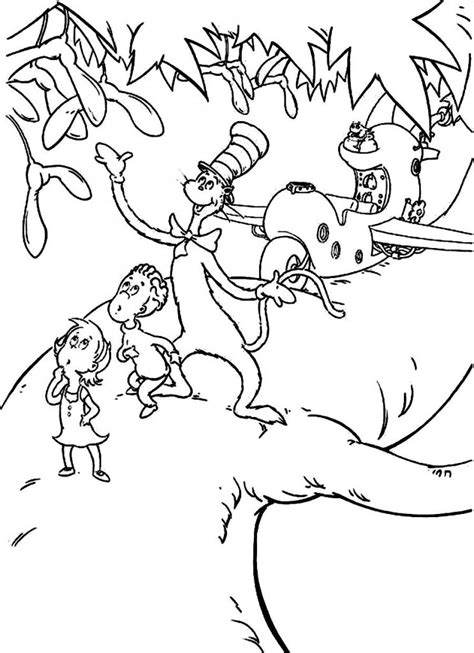 The film is based on a 1957 cartoon, by dr. Free Printable Cat in the Hat Coloring Pages For Kids