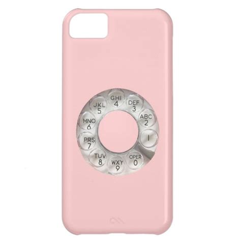 Pink Rotary Iphone 5c Case Princess Rotarydial Rotaryphone Pink